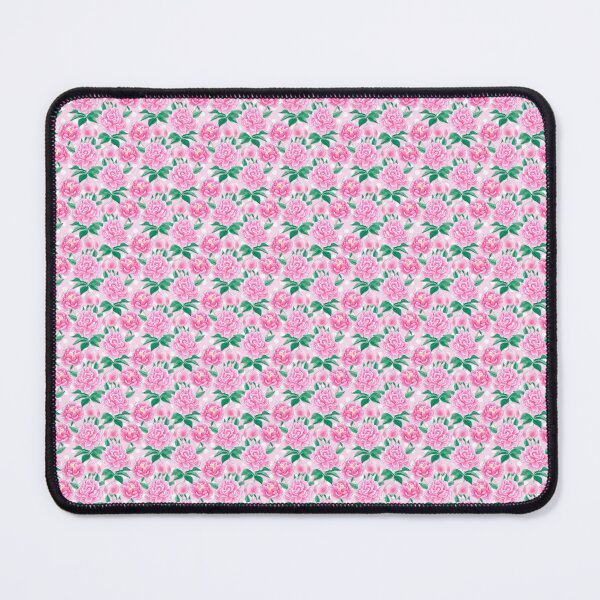Item preview, Watercolor Pink Peonies on Dotted Background Pattern designed and sold by jamie Omahen.