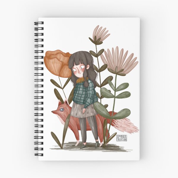 Item preview, Girl with fox friend designed and sold by Dominika Farkašová.