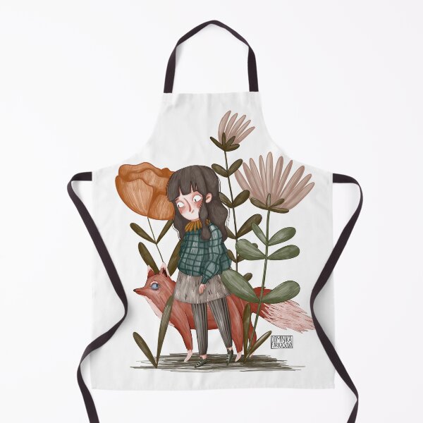 Item preview, Girl with fox friend designed and sold by Dominika Farkašová.