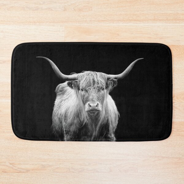 Item preview, Highland Cow - Monochrome designed and sold by Graham Prentice.