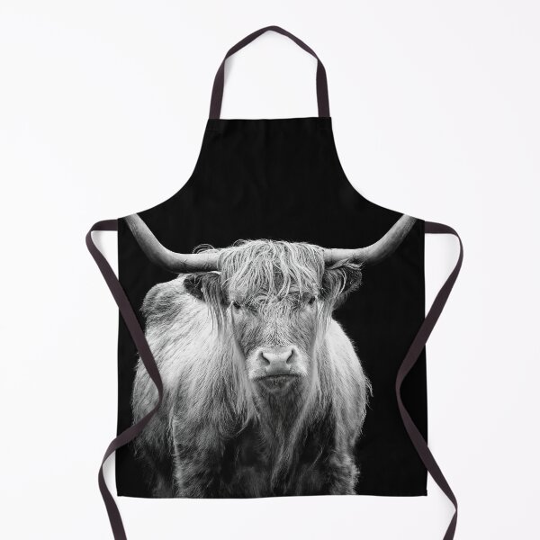Item preview, Highland Cow - Monochrome designed and sold by Graham Prentice.