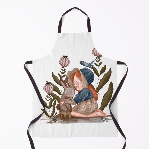 Item preview, Girl with a rabbit friend designed and sold by Dominika Farkašová.