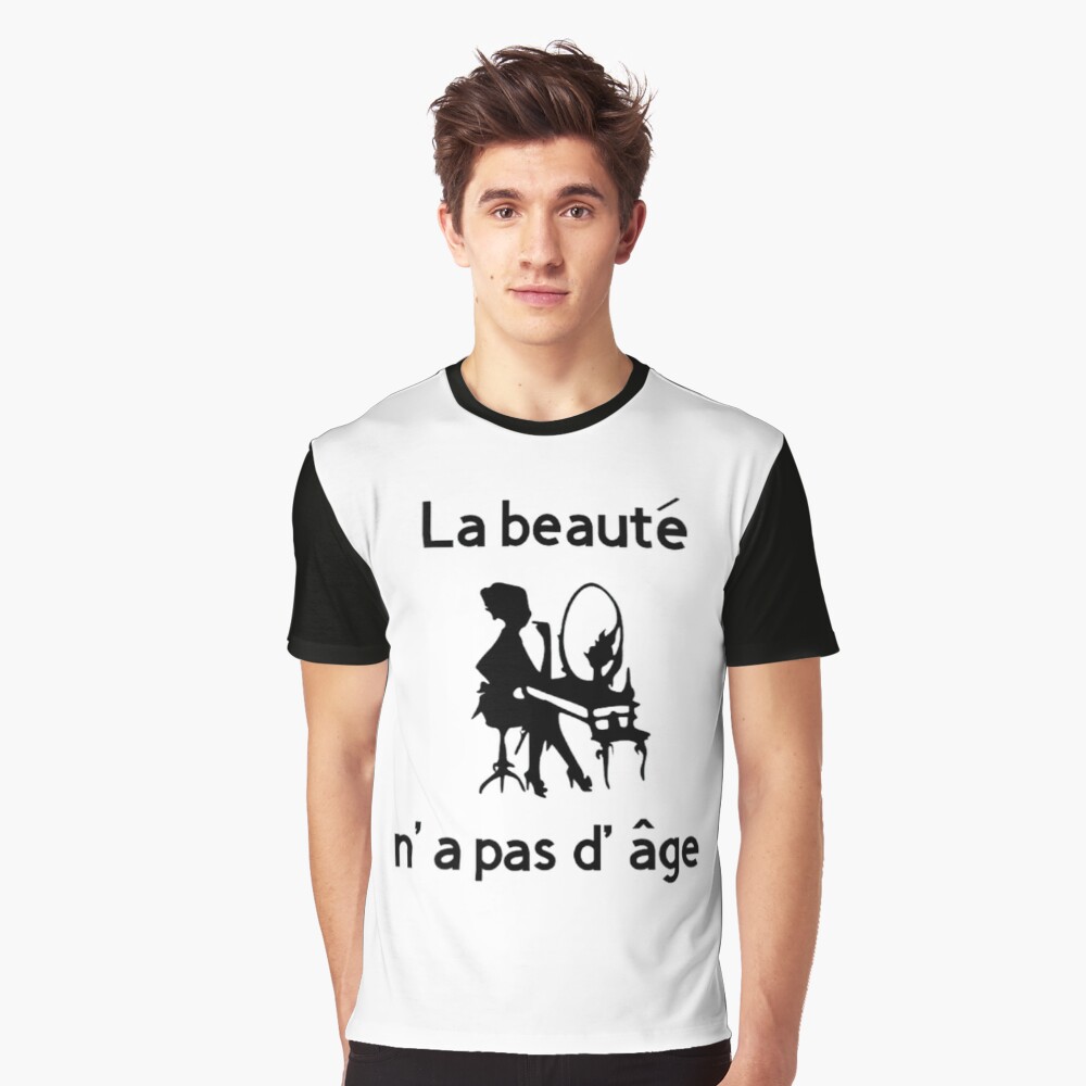 T-Shirt Homme la Beauté n'a Pas d'Âge 