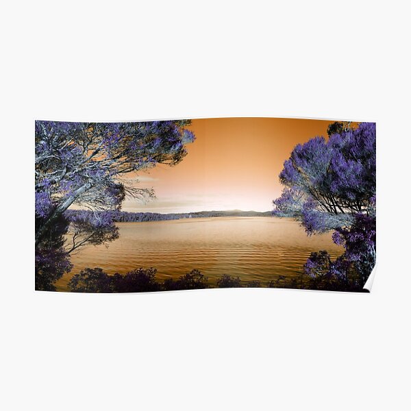 Wallaga Lake (inverted pan) Poster