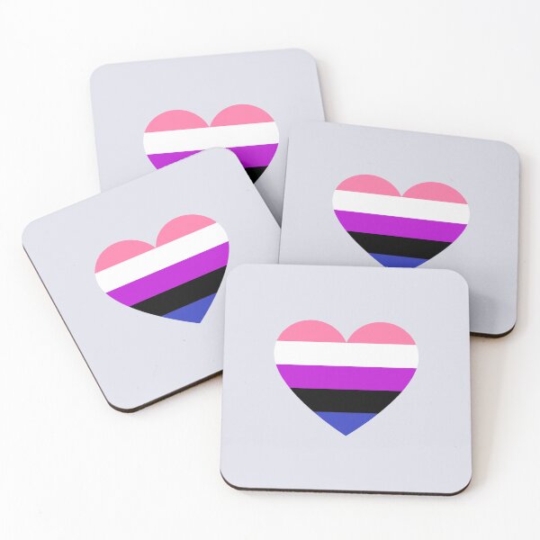 Item preview, Genderfluid Pride Flag Heart  designed and sold by doubledreamer.