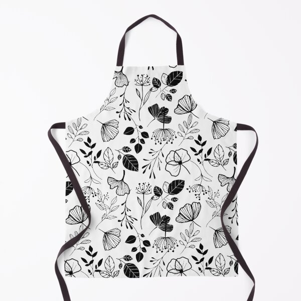 Item preview, Inky black florals designed and sold by Lolly's Lane Shoppe.