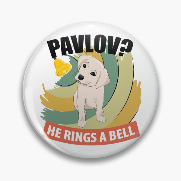 Item preview, Pavlov - He Rings a Bell - Funny Psychology designed and sold by TheInkElephant.