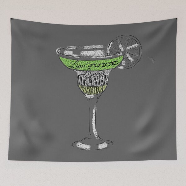 Item preview, Margarita Ingredients Cocktail Glass designed and sold by antevasinart.