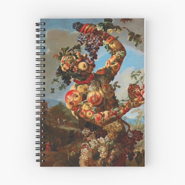 Item preview, An Anthropomorphic Allegory of Autumn | Giovanni Paolo Castelli | 1715 Renaissance Fruit Portrait designed and sold by CJET.