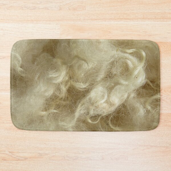 Item preview, Minnesota natural color Icelandic lamb wool fleece #4 designed and sold by ChillonLeachArt.