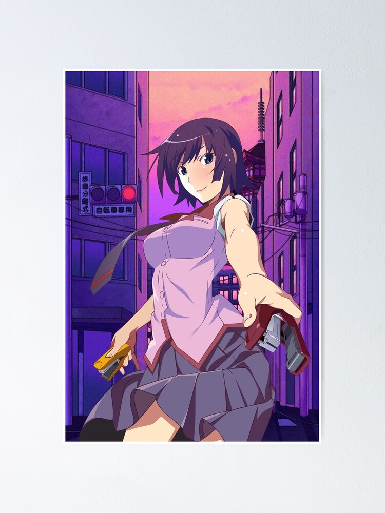 &ldquo;Hitagi Senjougahara&rdquo; Poster for Sale by AnimeVision | Redbubble
