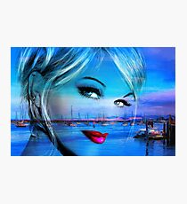 Blue Eyes Blue Photographic Print