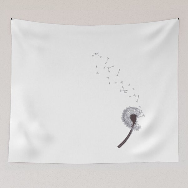 Item preview, Watercolor dandelion in wind designed and sold by wytrbt.