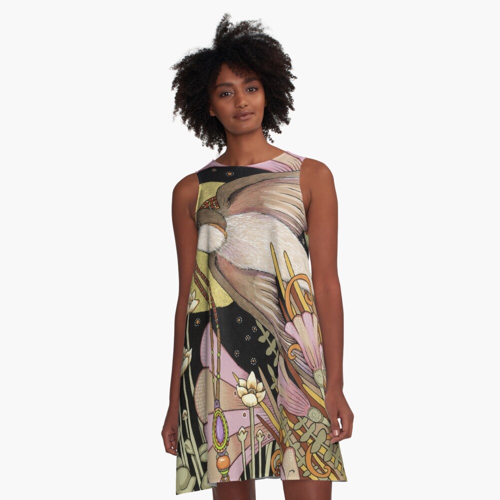 Item preview, A-Line Dress designed and sold by AnitaInverarity.