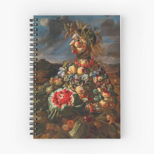 Item preview, An Anthropomorphic Allegory of Summer | Giovanni Paolo Castelli | 1715 Renaissance Fruit Portrait Art designed and sold by CJET.