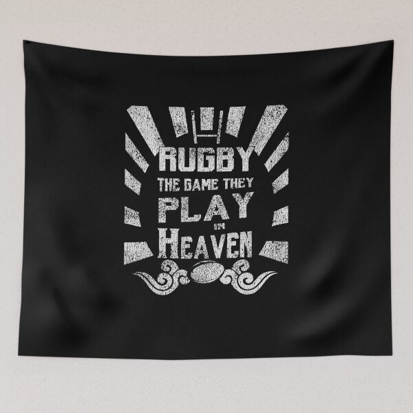 Item preview, Rugby - The Game Played In heaven - distressed designed and sold by oberdoofus.