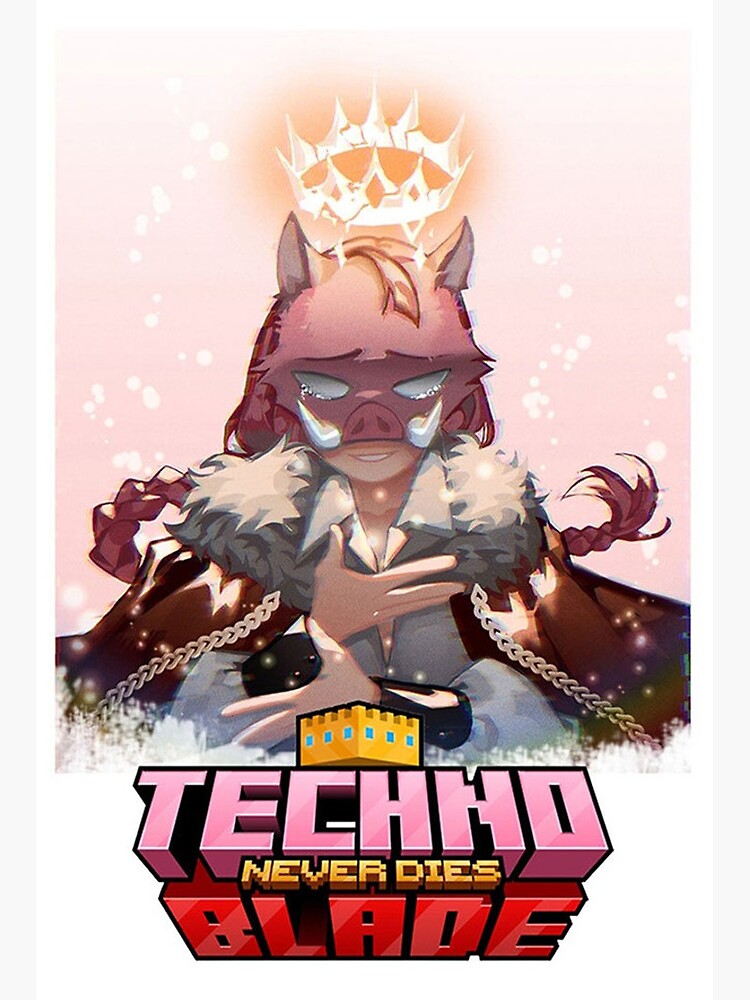 Technoblade - Technoblade Never Dies | Art Board Print