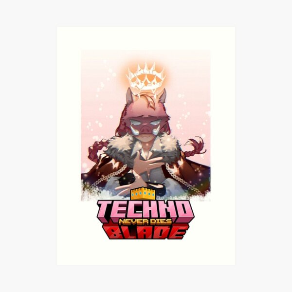 Technoblade never dies, an art card by Farz - INPRNT