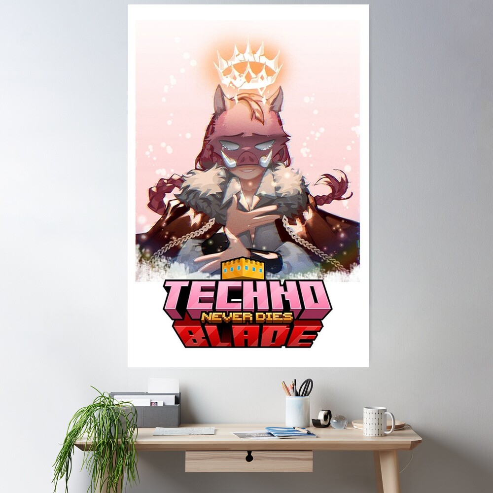 RIP Technoblade Never Dies , Technoblade Poster, GGEZ Technoblade Forever Never  Dies Poster for Sale by marialagass