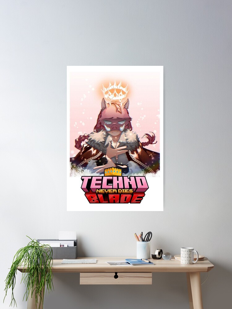 RIP Technoblade Never Dies , Technoblade Poster, GGEZ Technoblade Forever Never  Dies Poster for Sale by marialagass