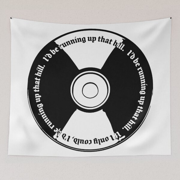 Item preview, running up that hill | music theme save cd retro 80s stranger | bush max vecna things designed and sold by politeillusts.