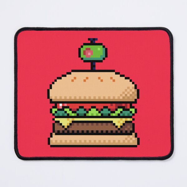 Item preview, Pixelart Burger designed and sold by SkinnysComics.