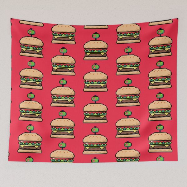 Artikelvorschau, Pixelart-Burger entworfen und verkauft von SkinnysComics.