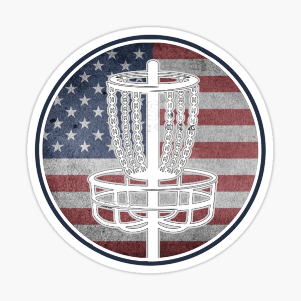 "Disc Golf American Flag" Sticker for Sale by Tastyle Redbubble
