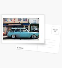 Slammed VW Type 3 Squareback Postcards