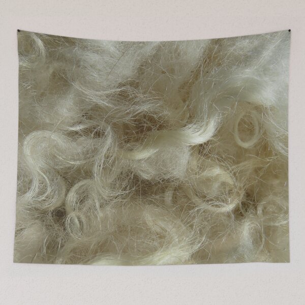 Item preview, Minnesota natural color Icelandic lamb wool fleece #12 designed and sold by ChillonLeachArt.