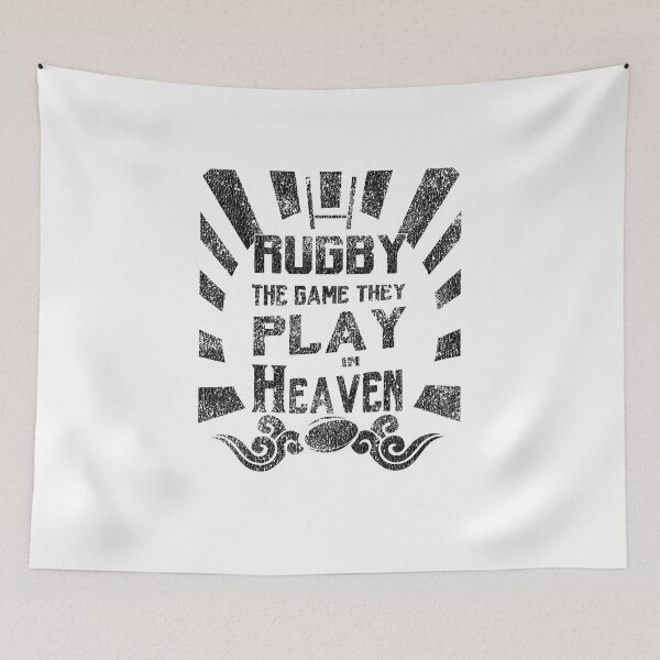 Item preview, Rugby The Game Played In heaven - distressed designed and sold by oberdoofus.