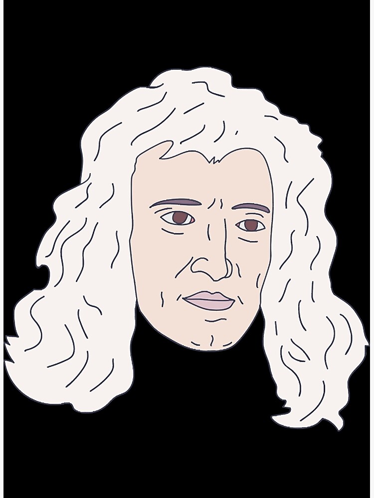 Isaac Newton Famous Scientist Calculus Inventor Poster For Sale By Stevencla13570 Redbubble 7738