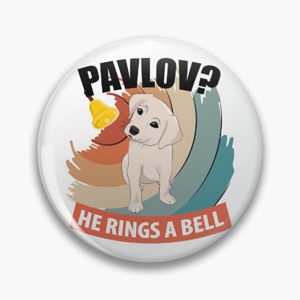 Item preview, Pavlov - He Rings a Bell - Funny Psychology designed and sold by TheInkElephant.