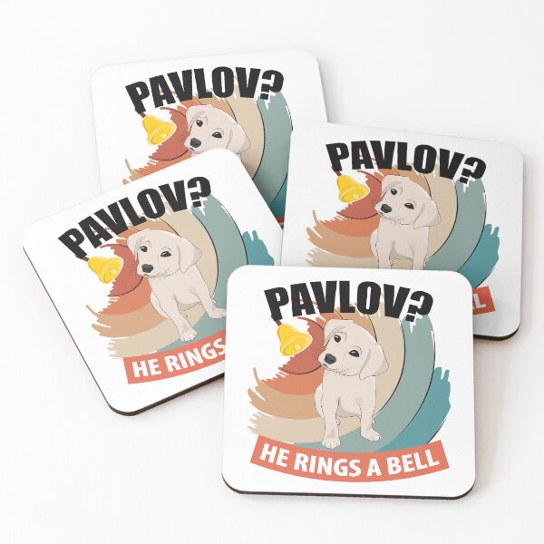 Item preview, Pavlov - He Rings a Bell - Funny Psychology designed and sold by TheInkElephant.