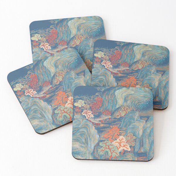 Item preview, Chinese Painting Blue designed and sold by JiaQianStudio.