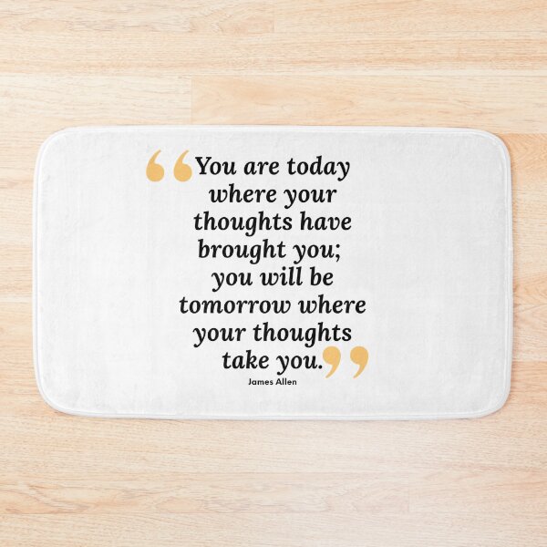 Item preview, Inspirational Quote On The Power of Thoughts and Thinking by James Allen designed and sold by Soaring Eagle.