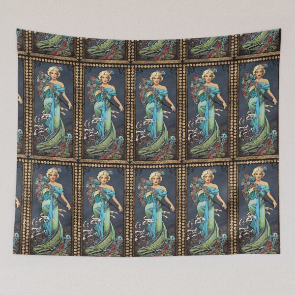Item preview, MM mucha like blue designed and sold by TheoDanella.