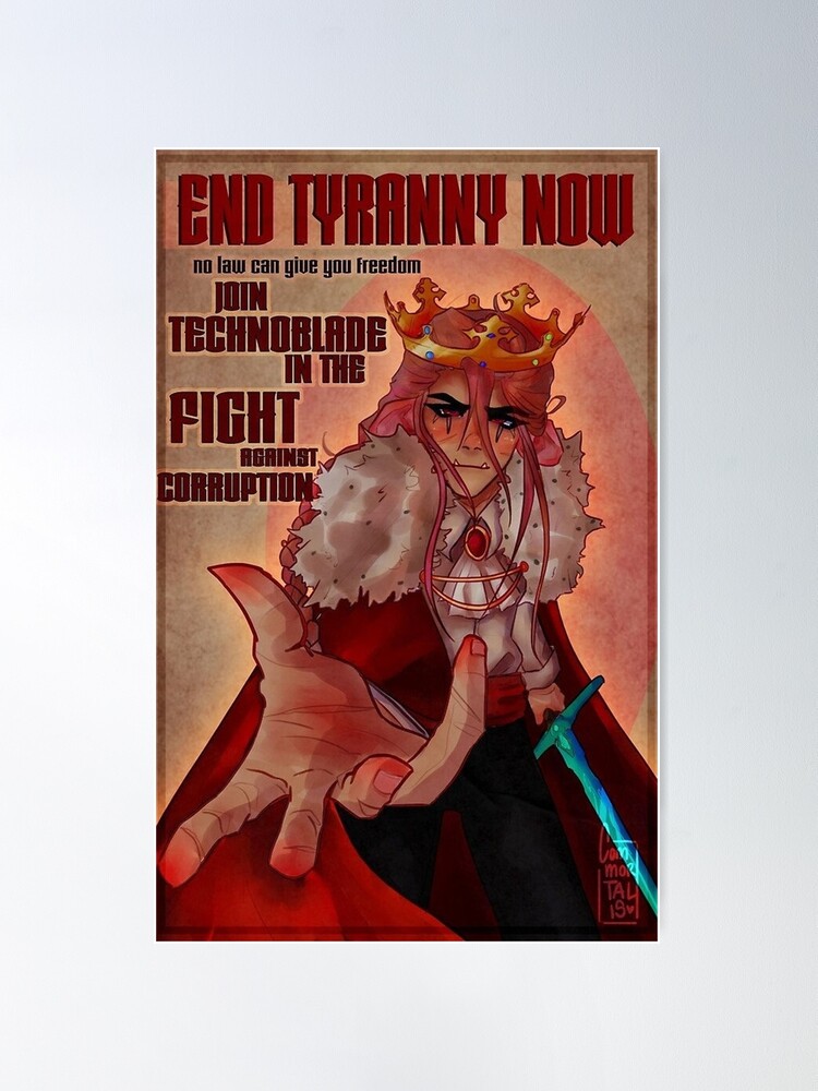 technoblade never dies Poster for Sale by xxbadbunny