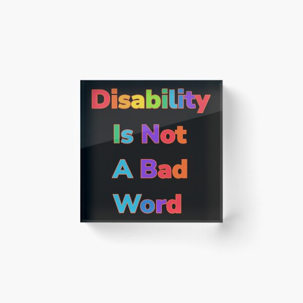 Item preview, disability pride designed and sold by EverGlow Designs.