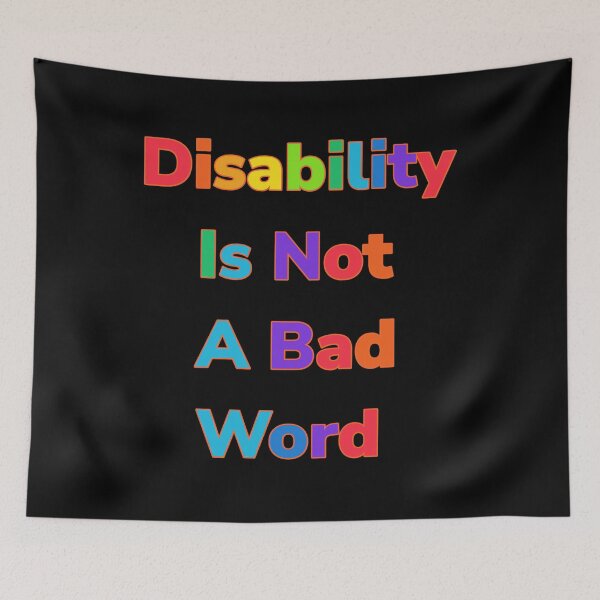 Item preview, disability pride designed and sold by EverGlow Designs.