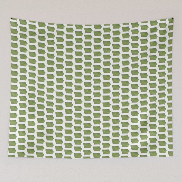 Item preview, Green Iowa Outline designed and sold by han the creative.