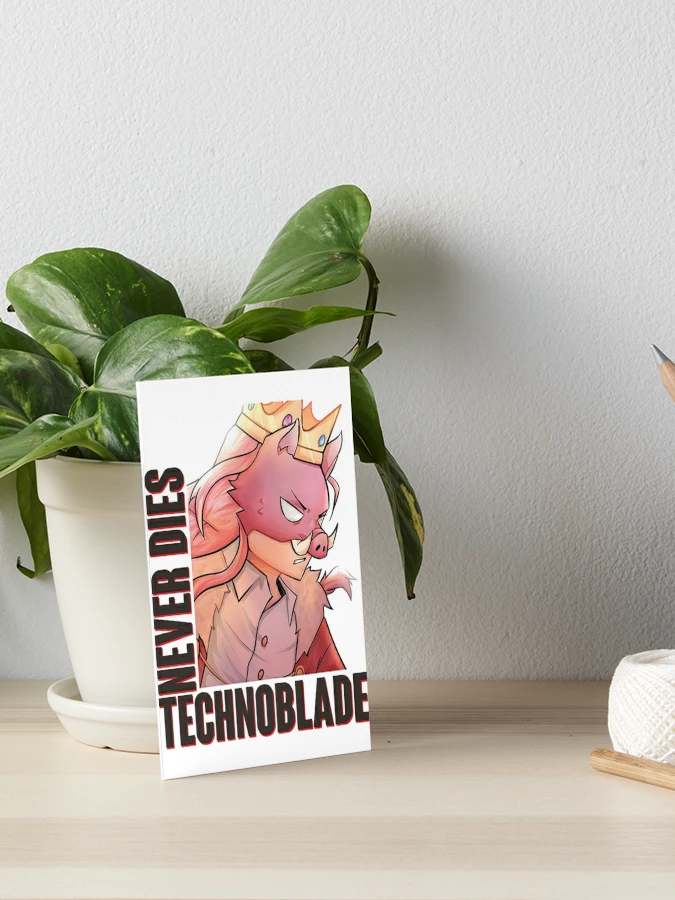 technoblade never dies games | Art Board Print