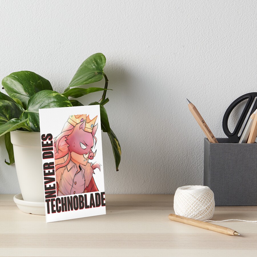 Technoblade Never Dies.  Art Print for Sale by Russandmills2