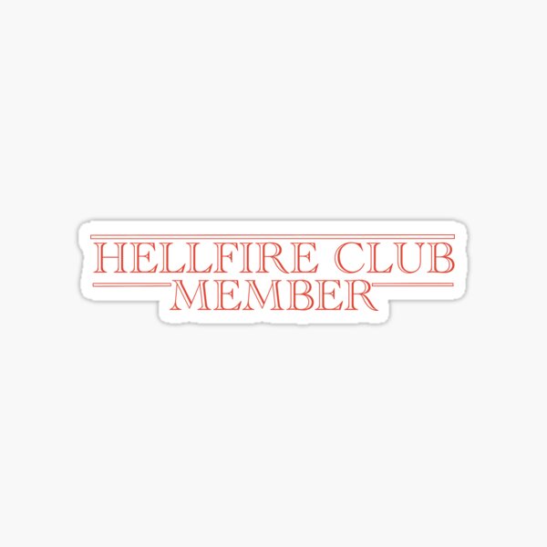Item preview, hellfire club member stranger things designed and sold by maddya99.