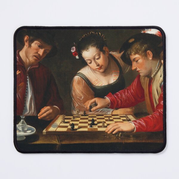 Item preview, Chess Players | Follower of Caravaggio | 1620 Renaissance Life Art designed and sold by CJET.