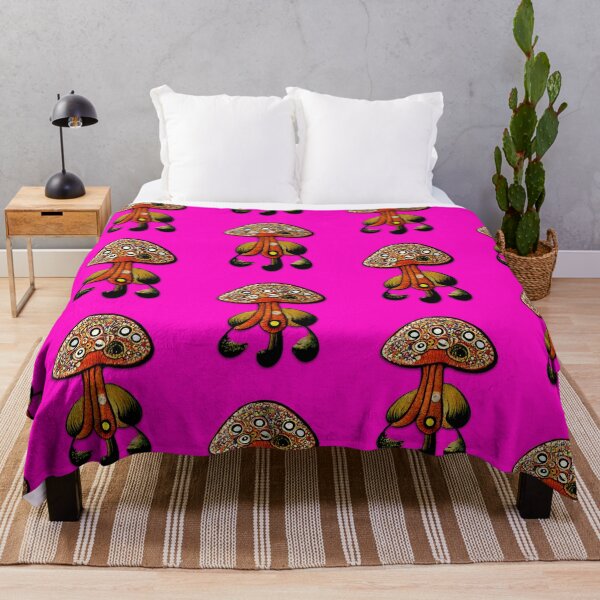 Item preview, Magic Mushroom, trippy, creepy cute, Occult Retro Surrealism designed and sold by MoreMachine.