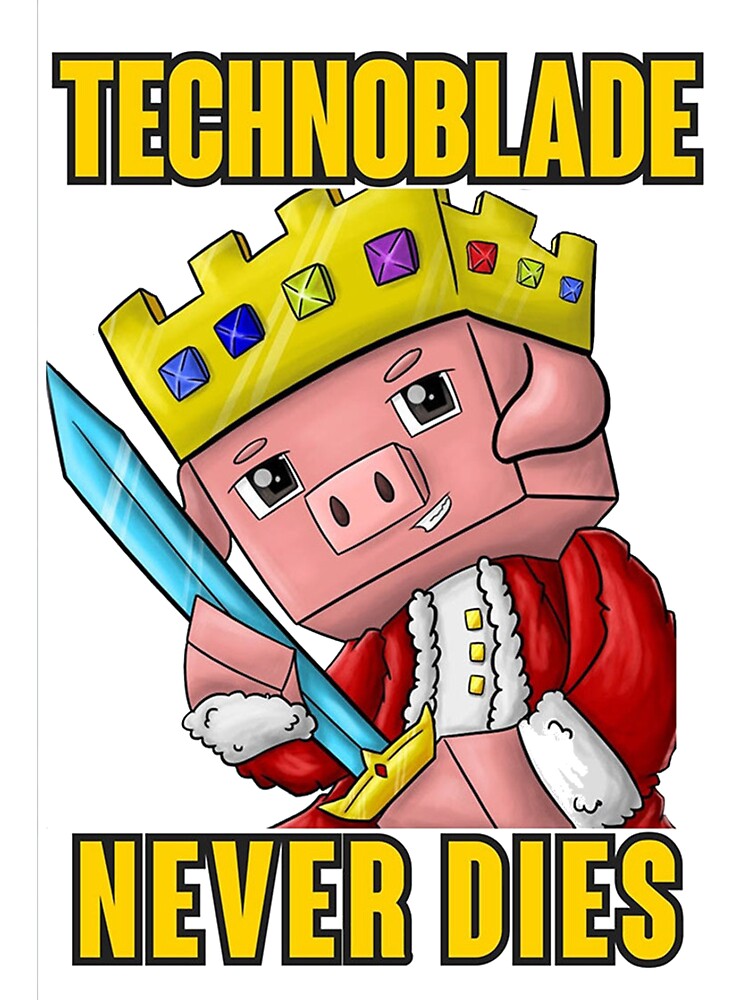 Technoblade Never Dies: Technoblade Fans Notebook (Simple Book Journal) (6  x 9)