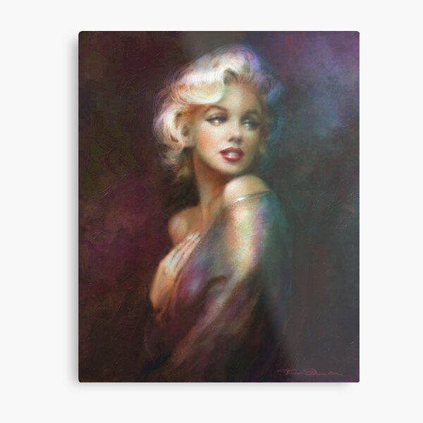 Theo Danella´s Marilyn WW colour Metallbild