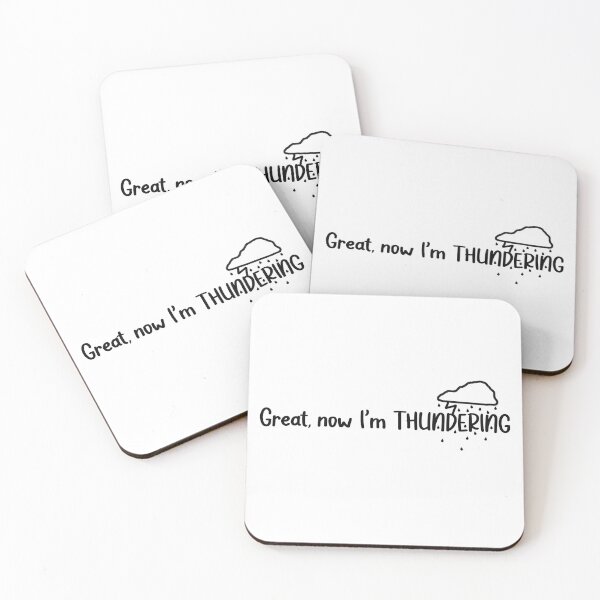 Item preview, Thundering (Dark Text) designed and sold by Sara Traster.