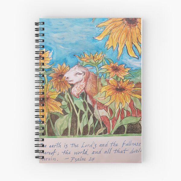 Item preview, Baby goat with Sunflowers designed and sold by EsterKarenAida.
